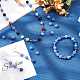 Brins de perles d'aventurine bleu naturel arricraft G-AR0001-54-4