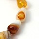 Natural Agate Beads Strands G-G319-10x16mm-01-1