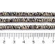 Natur Dalmatiner Jaspis Perlen Stränge G-H292-A09-02-5