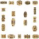 Tibetan Silberlegierung beads TIBEB-PH0004-64AG-1