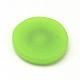 キウイフルーツ樹脂デコデンカボション  模造食品  芝生の緑  15.5x2.5mm X-CRES-R183-16-4
