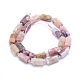 Brins de perles d'opale rose naturelle givrées G-L552C-05-3