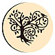 Testa di tenuta timbro sigillo di cera pandahall AJEW-WH0130-798-3