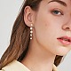 12Pcs 6 Style Alloy & Brass Stud Earring Findings DIY-SZ0009-36-7