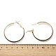 Латунные кольца серьги обруча EJEW-A121-07G-3