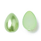 Cabujones de perlas de imitación de plástico ABS SACR-R749-8x5mm-Z7-2