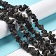Natural Silver Sheen Obsidian Chip Beads Strands G-M205-07A-4