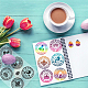 CRASPIRE Happy Easter Clear Stamps for Card Making DIY-WH0167-57-0144-4