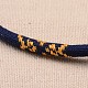 Nylon pulseras cordón de tela BJEW-L521-M-3