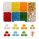 Набор для изготовления браслета из разноцветных прозрачных бусин своими руками DIY-YW0005-45-1