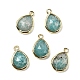 Граненые подвески из натурального амазонита G-U019-05G-02-1