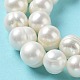 Fili di perle di perle d'acqua dolce coltivate naturali PEAR-E019-02-4