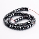 Non-magnetic Synthetic Hematite Beads Strands G-P341-17-6x6mm-2