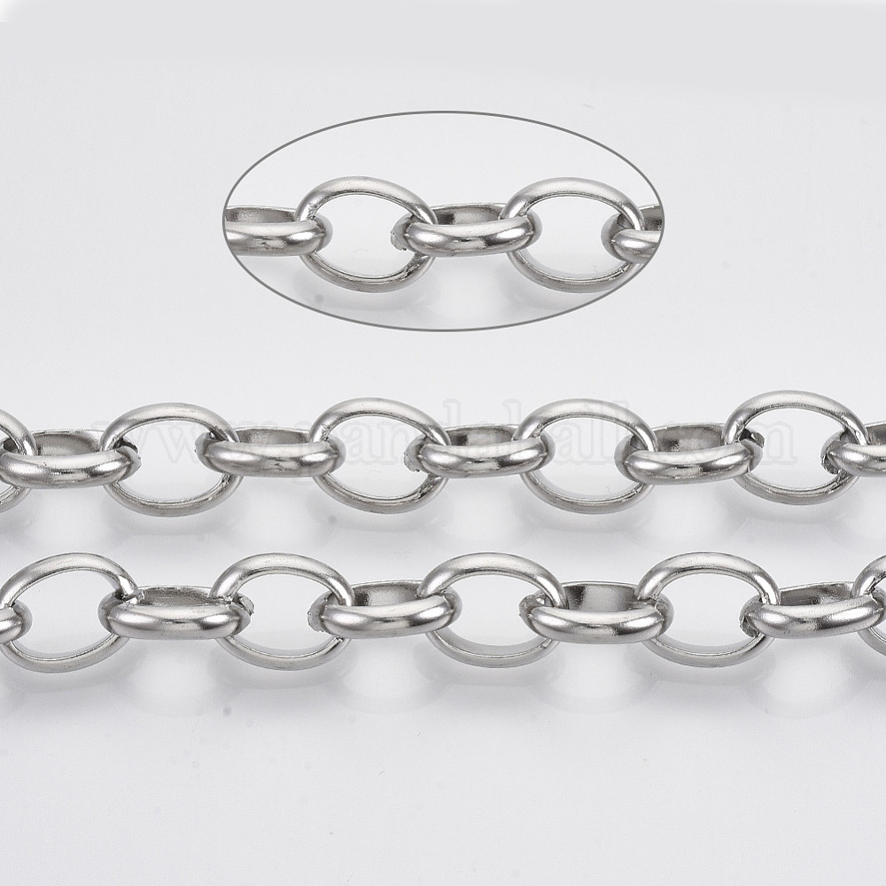 Wholesale 304 Stainless Steel Rolo Chains