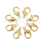 Zinc Alloy Lobster Claw Clasps, Parrot Trigger Clasps, Cadmium Free & Nickel Free & Lead Free, Golden, 16x8mm, Hole: 2mm