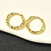 Серьги-кольца из нержавеющей стали 304 для женщин EJEW-M068-14G-02