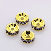 Латунные бусины разделители для поставки стразов RB-A014-Z8mm-18G