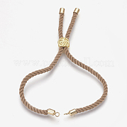 Изготовление браслетов из хлопка KK-F758-03C-G
