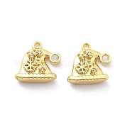 Латунные микро проложить кубического циркония подвески KK-U049-04G-05