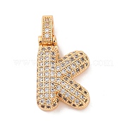 Латунные микро проложить кубического циркония подвески KK-C076-29K-G01