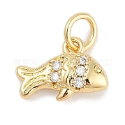 Латунные микро проложить кубического циркония подвески KK-Q028-69G-01