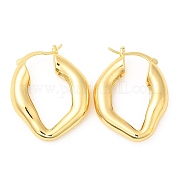 Серьги-кольца из латуни для женщин EJEW-Q770-17G