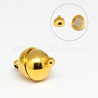 Airssory 10 pezzi 304 chiusure magnetiche in acciaio inossidabile con superficie opaca, cappucci terminali per cavo convertitore ovale per la creazione di gioielli, accessori fai da te, cavo da 6 mm
