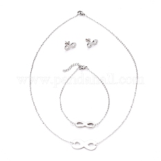 304 Stainless Steel Jewelry Sets SJEW-FS0001-01