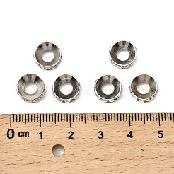 Perline distanziatori strass in ottone&nbsp;RB-A020-9mm-28P