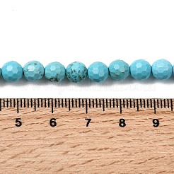 Бусины из натурального магнезита G-P598-E-6mm-05