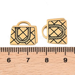 Подвески из нержавеющей стали 304 с эмалью&nbsp;STAS-A136-01G-03