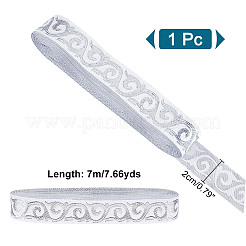 Жаккардовая цветочная лента из поликоттона длиной 7 м. DIY-WH0568-58A