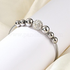 Браслеты-манжеты из нержавеющей стали 304&nbsp;BJEW-Z087-12P