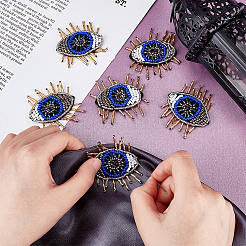 Заплатки из войлочной ткани от сглаза PATC-WH0007-13