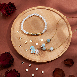 200 шт. Латунные дистанционные бусины&nbsp;KK-PH0005-76A