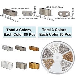 420шт 6 стиля стеклянный бисер SEED-CN0001-13