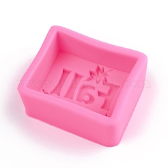 Moldes de silicona palabra caída&nbsp;DIY-R078-23