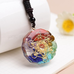 7 Chakra-Edelstein-Orgon-Anhänger&nbsp;PW23061342679
