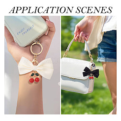 2 шт. 2-цветные брелки из полиэстера&nbsp;KEYC-TA0001-50