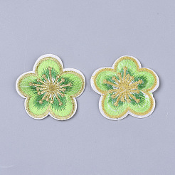 Компьютеризированная вышивка тканью утюжок на / шить на заплатках AJEW-S076-007