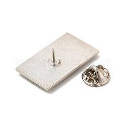 Teschio con spilla in lega di fiori per abiti da zaino&nbsp;JEWB-G020-01P