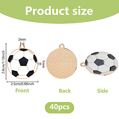 40 шт. Подвески из сплава с эмалью&nbsp;ENAM-DC0002-16