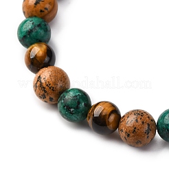 12 созвездие натуральный тигровый глаз и яшма&nbsp;WGB9E7C-10