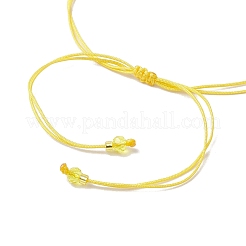 Pulseras de cuentas trenzadas con cordón de nailon ajustable&nbsp;BJEW-MZ00168-04