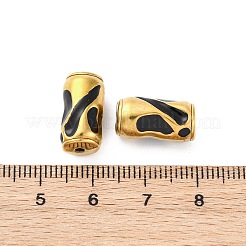 Эмалированные бусины из нержавеющей стали 304 STAS-B085-17G