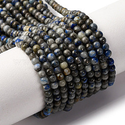 Нитки бусины из натурального ляписа-лазури G-L629-A01-3mm