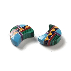 Собранные лунные бусины из синтетической бирюзы G-B059-03