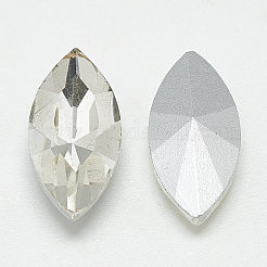 Torna a punta cabochon strass vetro&nbsp;RGLA-T083-7x15mm-01
