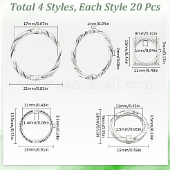 80 шт. 4-х стилевая рамка из цинкового сплава FIND-SC0008-85