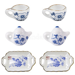6 pièce 3 styles de décorations d'affichage d'ustensiles de cuisine en céramique&nbsp;DJEW-TA0001-31